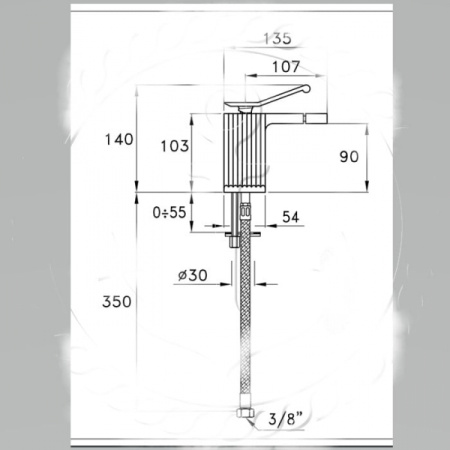 Смеситель для биде Stella Casanova CS 00300 CR00