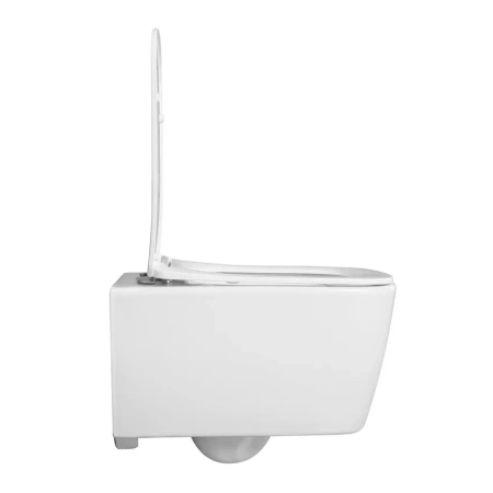 Унитаз подвесной безободковый Aquatek Либра New AQ1148N-00 микролифт