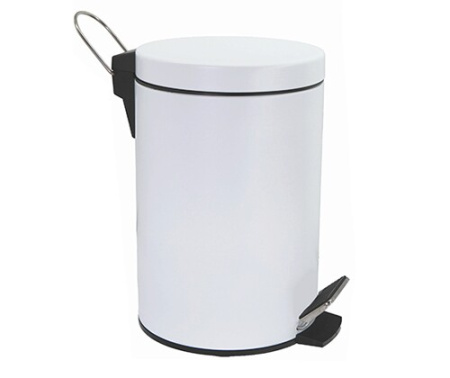 Мусорное ведро 5л WasserKRAFT K-635WHITE