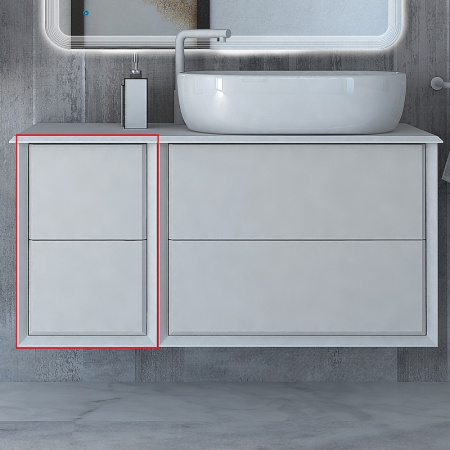 Шкаф подвесной Cezares Bellagio 54717 Bianco opaco