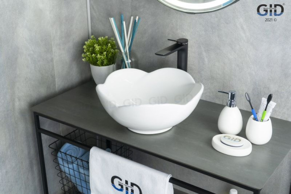 Раковина накладная (38,5х38,5) Gid N9078