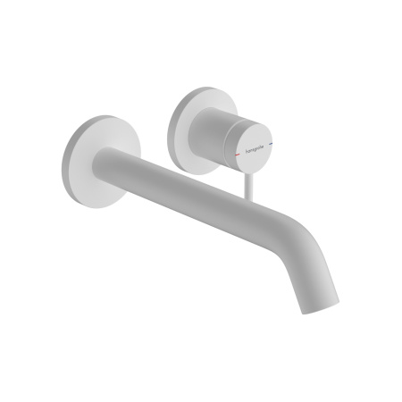 Смеситель для раковины встраиваемый Hansgrohe Tecturis S 73351700 белый матовый
