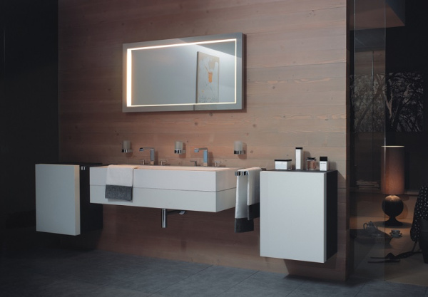 Тумба под раковину Keuco (Edition),1250х155 мм, белая 30372 003800