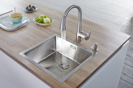 Смеситель однорычажный для мойки Grohe Zedra 32294 SD1 (32294SD1) суперсталь