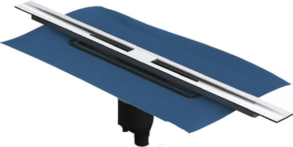 Душевой лоток Berges Wasserhaus Simpel 800 (В пол) 090012 матовый хром