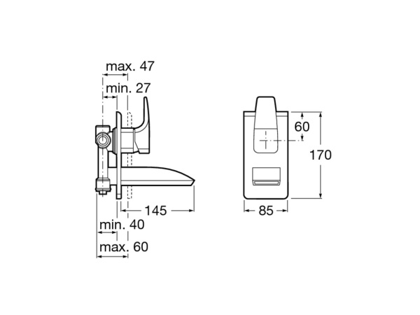 Смеситель для раковины Roca Thesis 5A4750C00