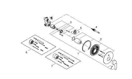 Смеситель для ванны GROHE Eurosmart New 33305 002 (33305002) хром