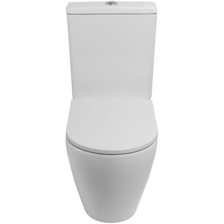 Чаша напольного безободкового унитаза BelBagno Sfera-R BB2141CP-TOR/SC без бачка с сиденьем микролифт