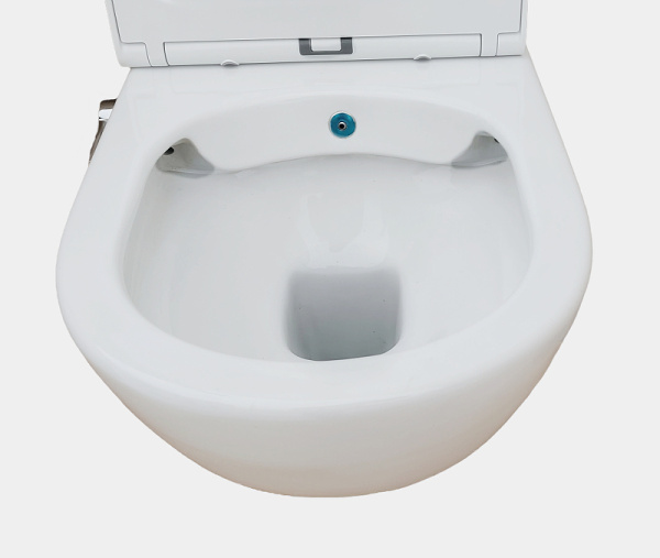Подвесной безободковый унитаз с функцией биде с сиденьем микролифт beWash Granville HRKA054H1VE0W5SZ0