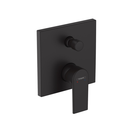 Смеситель для ванны Hansgrohe  Vernis Shape 71469670 черный матовый