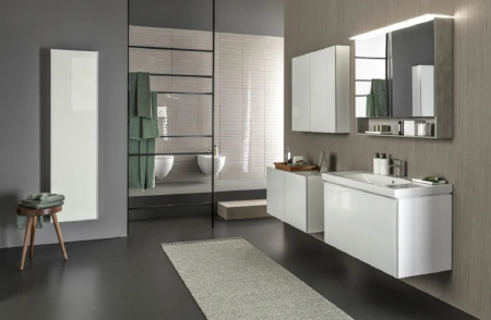 Тумба с раковиной Geberit Acanto 500.641.01.2+500.611.01.2