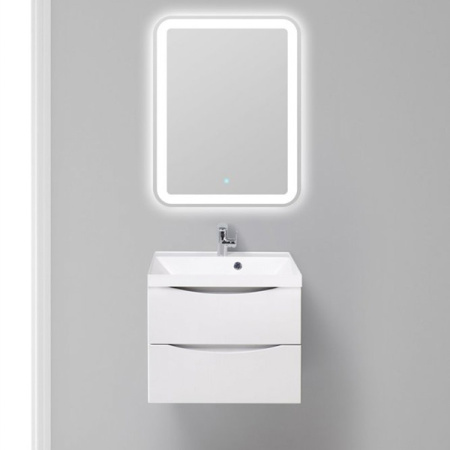 База под раковину подвесная BelBagno MARINO-CER-600-2C-SO-BO-P Bianco Opaco