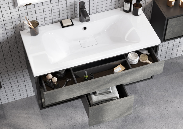 Тумба с раковиной Aquaton Уэльс 100 1A2676K1WA6A0