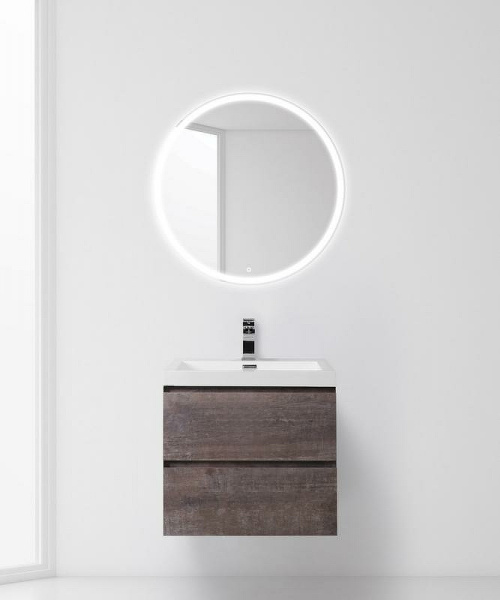 База под раковину подвесная BelBagno LUCE-600-2C-SO-PT Stone