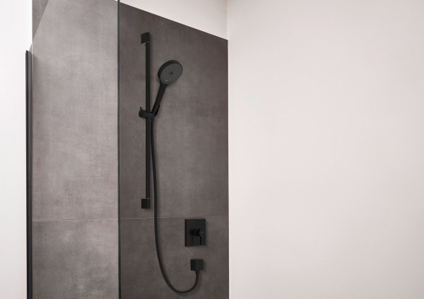 Смеситель для душа встраиваемый Hansgrohe Finoris 76615670 черный матовый