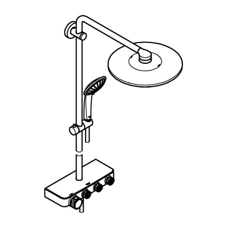Душевая система Euphoria SmartControl System 310 Duo 22120KF0