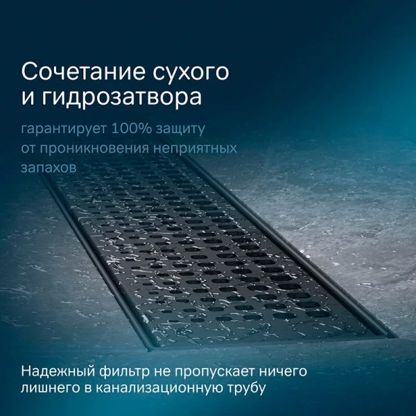 Душевой лоток 80 см Am.Pm MasterFlow W01SC-P11-080-01BM черный матовый