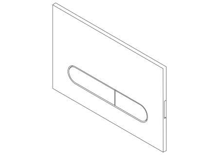 Кнопка смыва BelBagno PROSPERO BB004-PR-BIANCO, белый