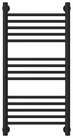 Полотенцесушитель Водяной Прямая Сунержа Богема + (80х40) Матовый Черный 31-0220-8040