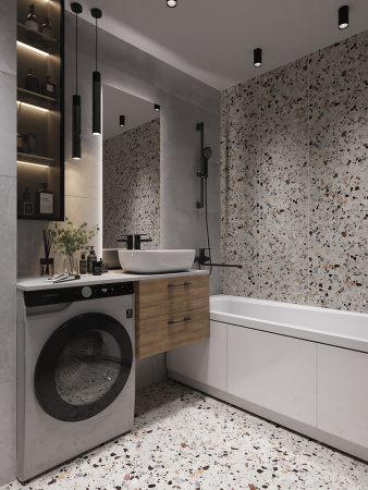 Столешница Cersanit STONE из керамогранита Balance 60x45x2 серый матовый 64185