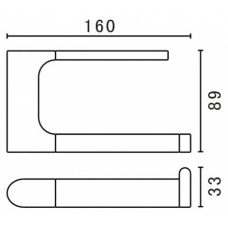 Держатель туалетной бумаги Art&Max AM-E-3983AL