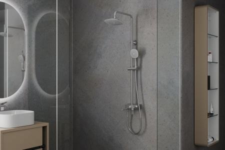 Тропическая душевая система с изливом Rush ST4235-40