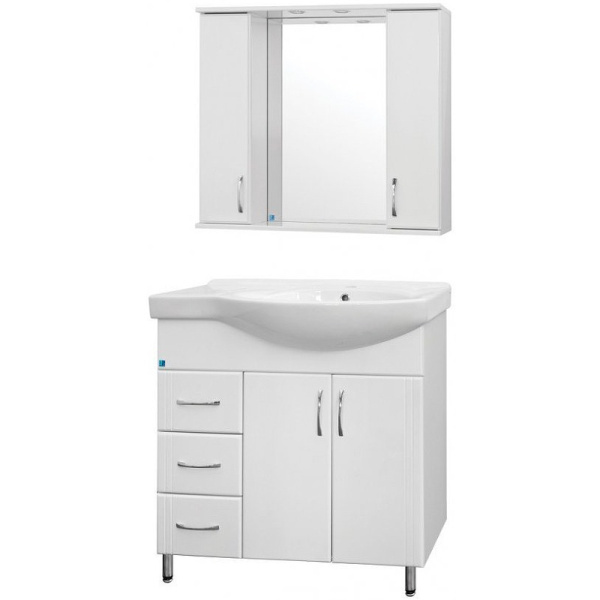 Тумба под раковину напольная Style Line Эко Стандарт 80 ЛС-00000108 белый