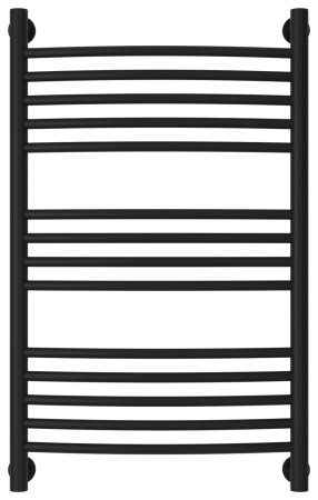 Полотенцесушитель Водяной Выгнутая Сунержа Богема + (80х50) Матовый Черный 31-0221-8050