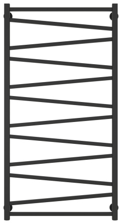 Полотенцесушитель Водяной Сунержа Сирокко (120х60) Темный Титан Муар 15-0253-1260