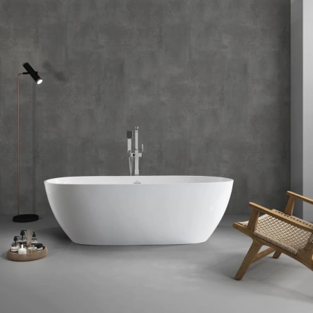 Акриловая ванна (180х81) ABBER AB9263-1.8 без гидромассажа, белый