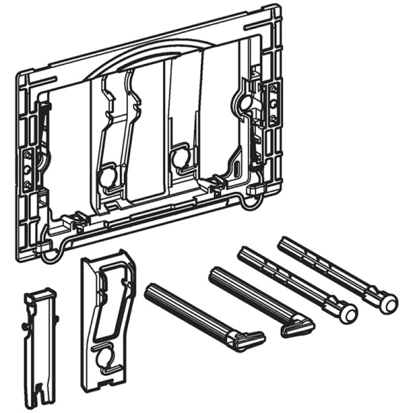 Комплект для переоборудования Geberit для смывных клавиш Danceline 241.873.00.1