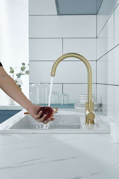 Смеситель для кухни с подключением к фильтру  Paulmark Essen Es213211-BR