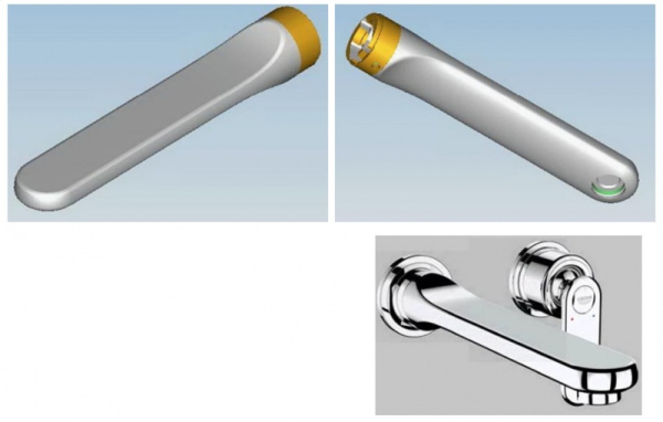 Излив для настенного GROHE Veris 400655038 Излив для настенного GROHE Veris 400655038