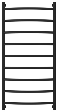 Полотенцесушитель Водяной Выгнутая Сунержа Галант + (120х60) Матовый Черный 31-0200-1260