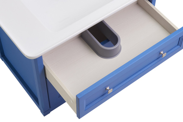 Тумба под раковину ASB-Woodline   Толедо 85  11212 (синий)