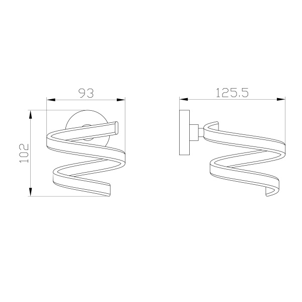 Держатель для фена WONZON & WOGHAND EASY, хром WW-8155