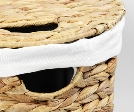 Плетеная корзина для белья WasserKRAFT Dill WB-610-L