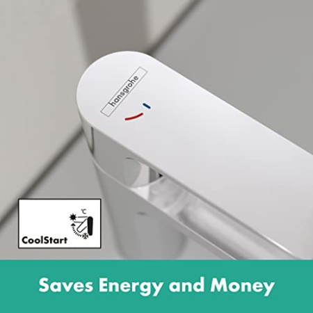 Смеситель для раковины без донного клапана CoolStart Hansgrohe Rebris S 72514000 хром