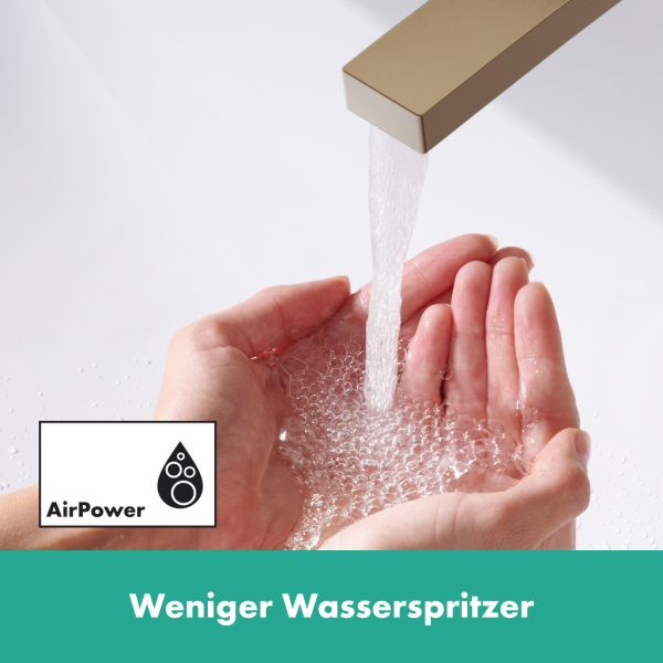Излив для ванны Hansgrohe Tecturis E 73410140 шлифованная бронза
