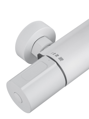 Смеситель для душа с термостатом WONZON & WOGHAND INN 2, белый матовый WW-A2006-A-MW