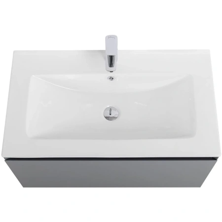 Тумба без раковины Art&Max Latina AM-Latina-800-1C-SO-GM серый матовый