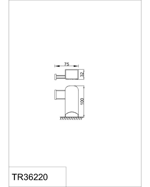 Крючок одинарный RUSH Thira TR36220