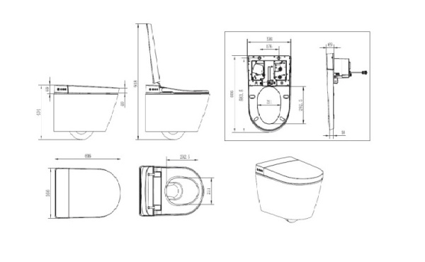 Сиденье для унитаза с микролифтом Creavit KC3003.01.0000E