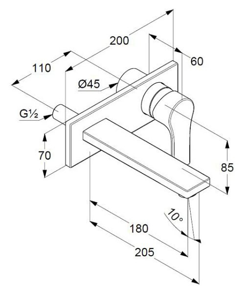 Смеситель для раковины Kludi Zenta SL 482473965