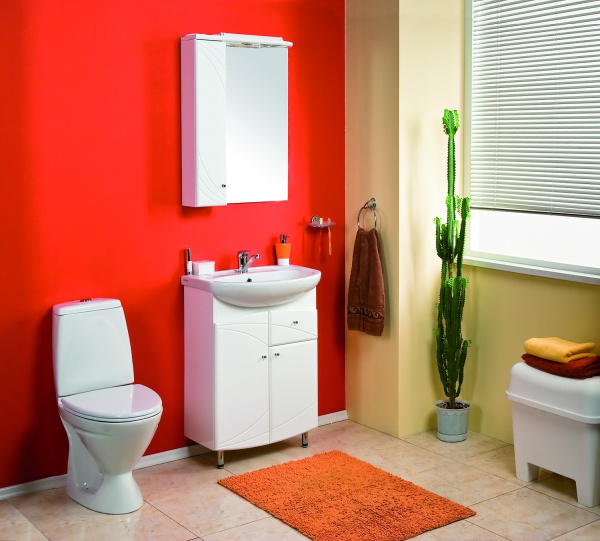 Зеркальный шкаф Aquaton Пинта М правый белый 1A013202PT01R