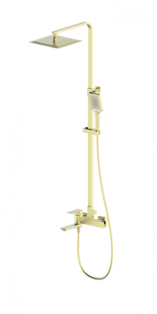 Душевая система WONZON & WOGHAND EDGE, брашированное золото WW-88739003-BG