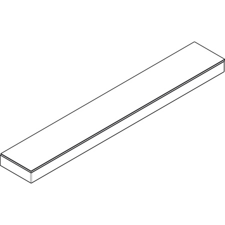 Боковой душ с полкой Hansgrohe Rainfinity 500 1jet 26243340 шлифованный черный хром