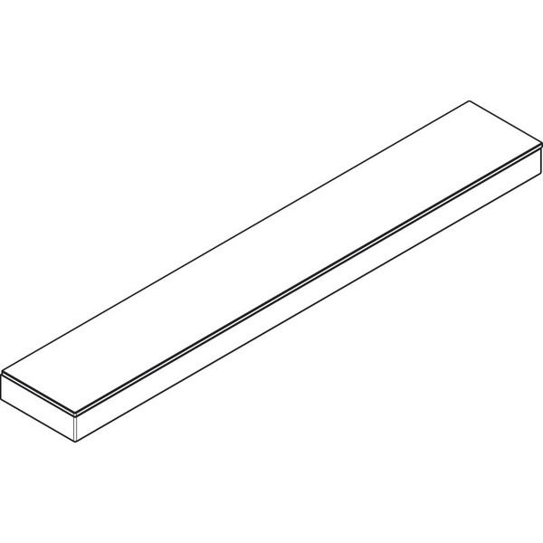 Боковой душ с полкой Hansgrohe Rainfinity 500 1jet 26243990 полированное золото 