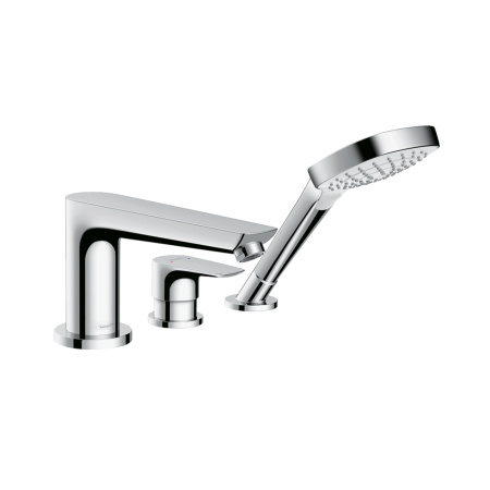 Смеситель на борт ванны 3 отверстия Hansgrohe Talis E 71731000 хром