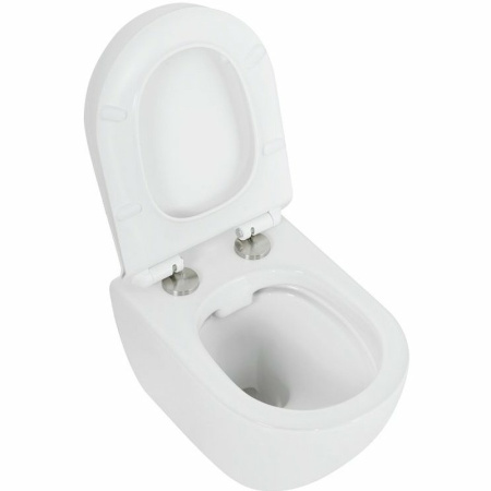 Унитаз подвесной безободковый CEZARES STYLUS CZR-513-TH-R/CZR-2011-SC микролифт